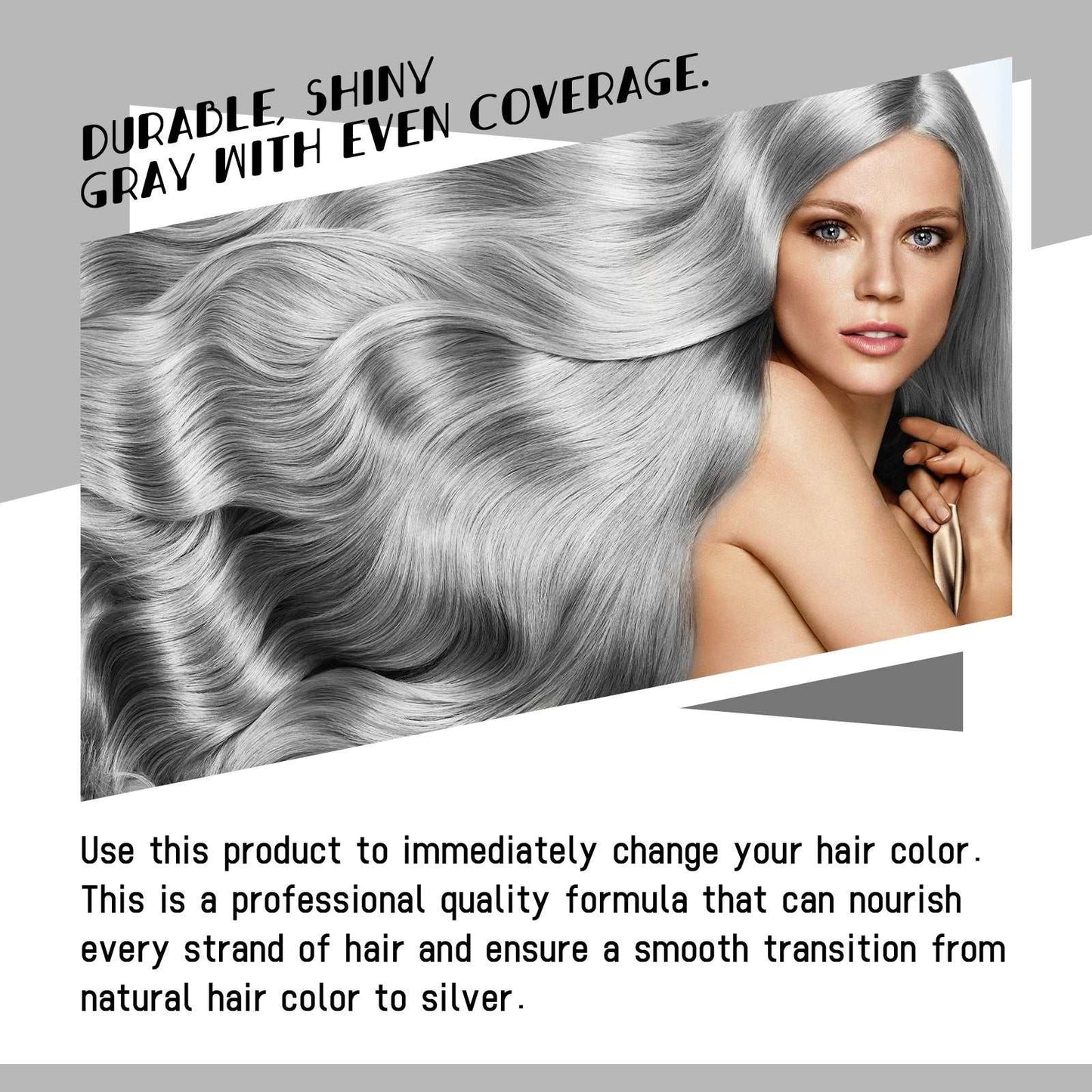 Gray Hair Cream Natural Hair Color Long Lasting No Hair Damage