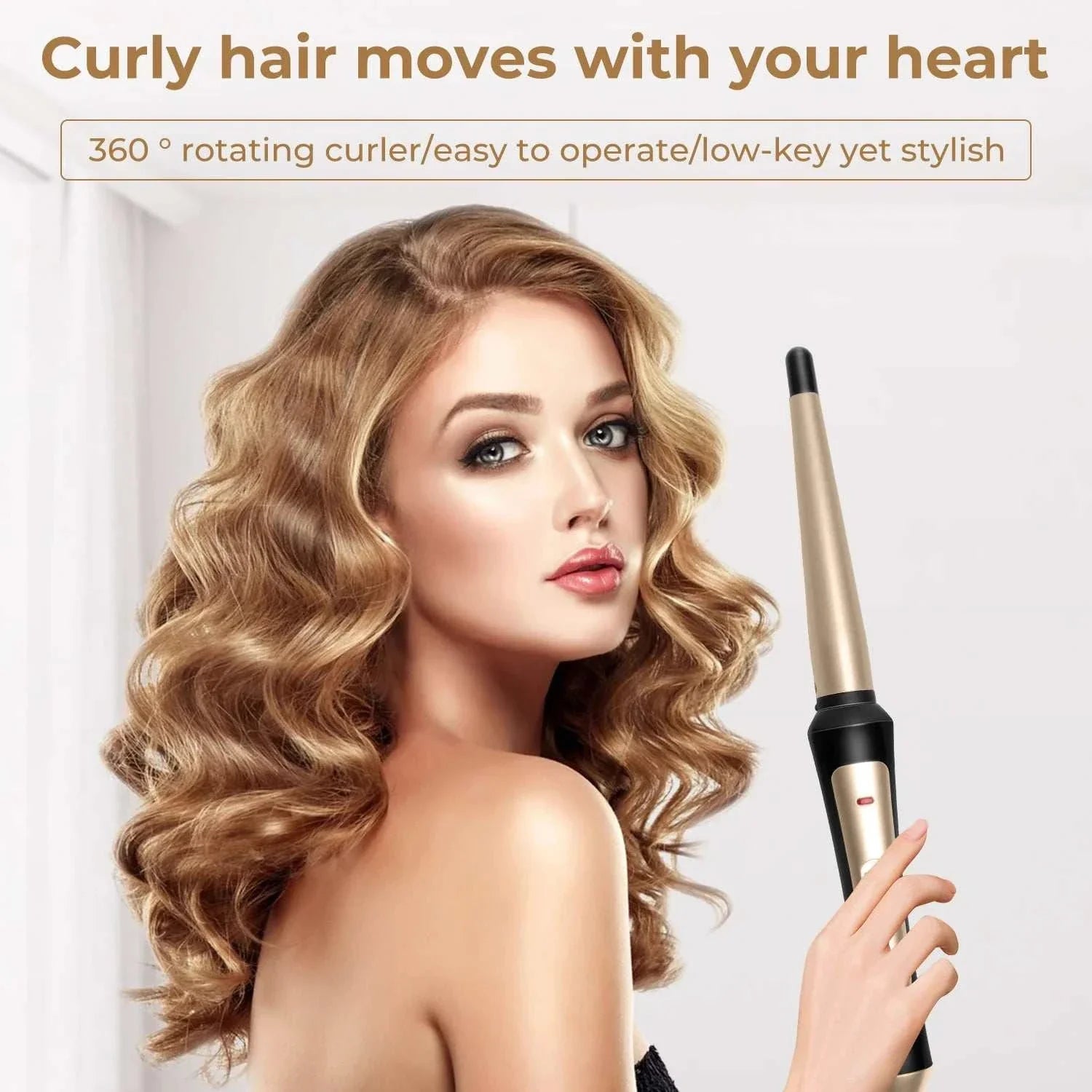 Elynoura™ SilkyWave Curling Wand