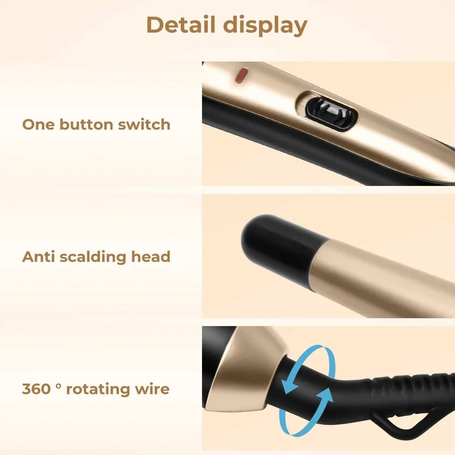 Elynoura™ SilkyWave Curling Wand