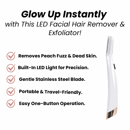 LED Facial Hair Trimmer