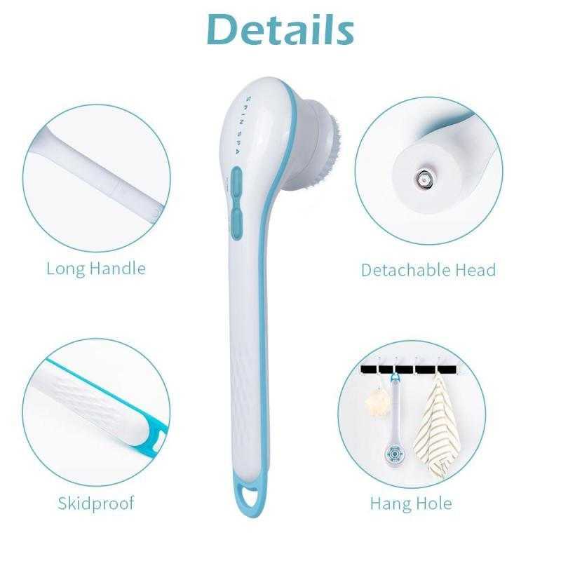 SpinGlow 5-in-1 Body Brush