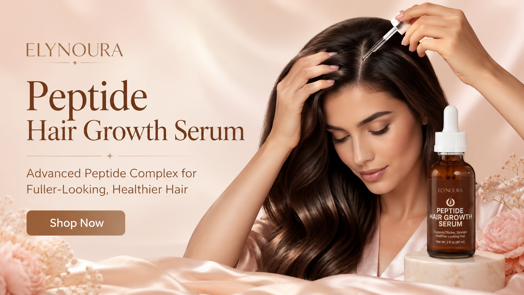 Elynoura Peptide Hair Growth Serum